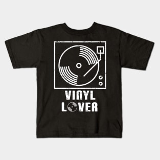 Vinyl Lover for Record Collector Kids T-Shirt